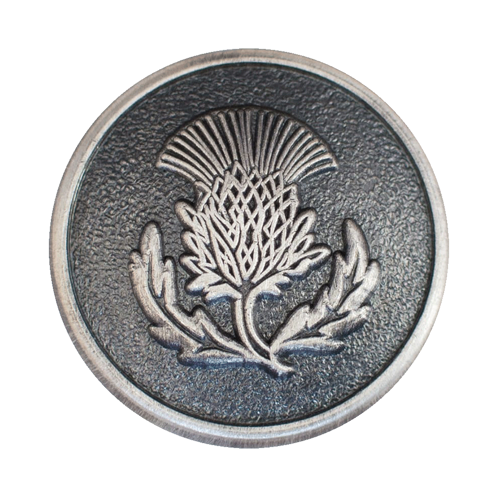 BUT 812 Thistle Antique Silver