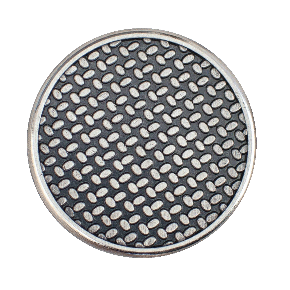 BUT 817 Cross Wave Antique Silver